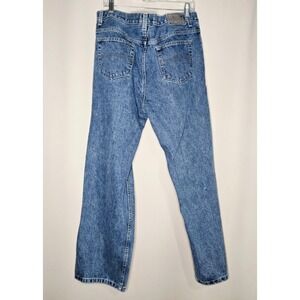 IZOD Classic Fit Jeans Mens 32x32 Blue Denim Relaxed Fit